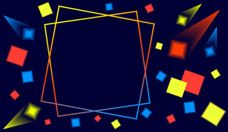Abstract background Squares