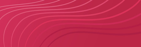 Abstract background. 2023 color Viva magenta. Vibrant pink horizontal rectangular web banner. Vector gradient illustrationのイラスト素材
