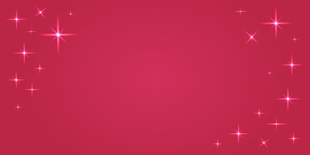 Abstract background with copy space. 2023 color Viva magenta. Vibrant pink horizontal rectangular web banner. gradient illustration.の写真素材