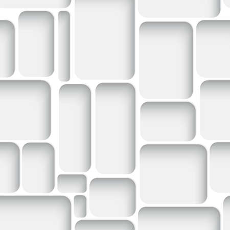 Abstract diagonal seamless background white net with realistic shadow.のイラスト素材