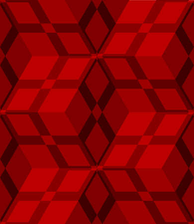 Red 3d cubes striped with net.
のイラスト素材