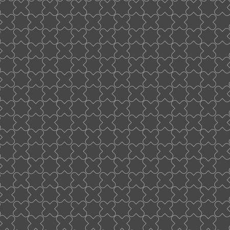 Seamless stylish geometric background. Modern abstract pattern. Flat monochrome design.Monochrome pattern with complex shaped lattice.のイラスト素材