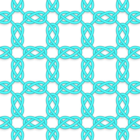 Seamless geometric background. Modern 3D texture. Pattern with realistic shadow and cut out of paper...