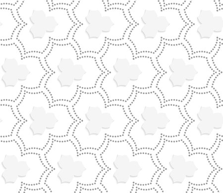 Seamless stylish dotted geometric background. Modern abstract pattern made with dotts. Flat...
