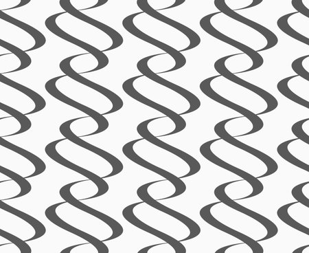 Abstract geometrical pattern. Modern monochrome background.Flat gray with vertical integrals.のイラスト素材