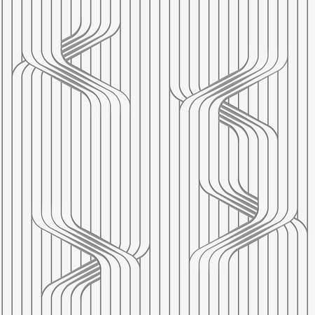 Stylish 3d pattern. Background with paper like perforated effect. Geometric design.Perforated paper with uneven ties on continues lines.のイラスト素材