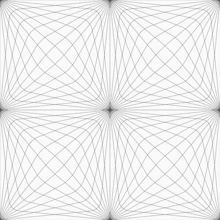 Monochrome abstract geometrical pattern. Gray hatched squared forming grid.の写真素材