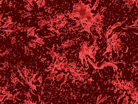 Red bleeding ink stains.Grunge texture seamless background.のイラスト素材
