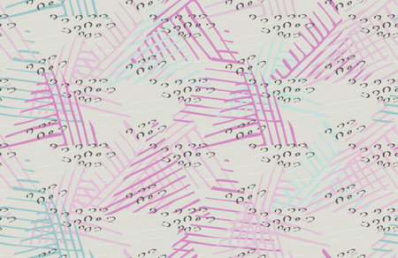 Triangles striped diagonal overlapping purple.Hand drawn with ink seamless background.Creative...