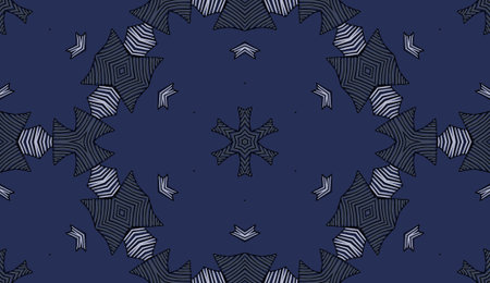 Seamless striped vector pattern. Colored decorative painting background with tribal and ethnic...
