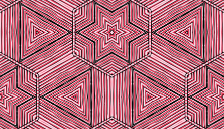Colored decorative repainting background with tribal and ethnic motifs.