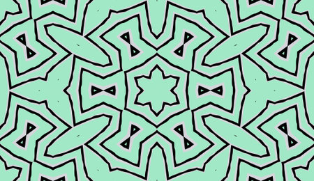 Seamless striped vector pattern. Colored decorative painting background with tribal and ethnic...