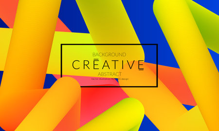 Abstract 3d liquid fluid color shape. Creative Modern vertical social media banner template. Bright...