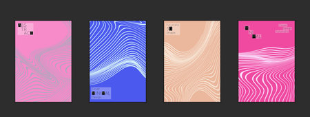 A Minimal cover templates with marble striped texture. Abstract bright color splash background....