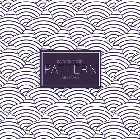 Abstract geometric vector pattern. Monochrome creative stylish texture. Abstract minimal backdrop for wallpaper, web design, textile, décor, cover template. Dark blue on white.のイラスト素材
