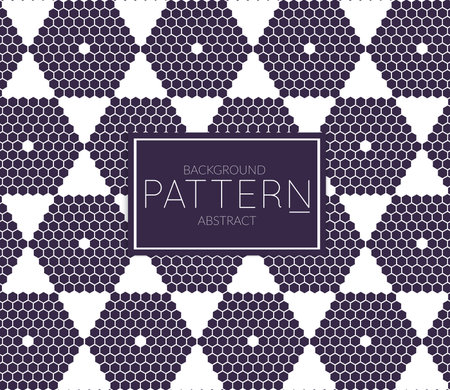 Abstract geometric vector pattern. Monochrome creative stylish texture. Abstract minimal backdrop...