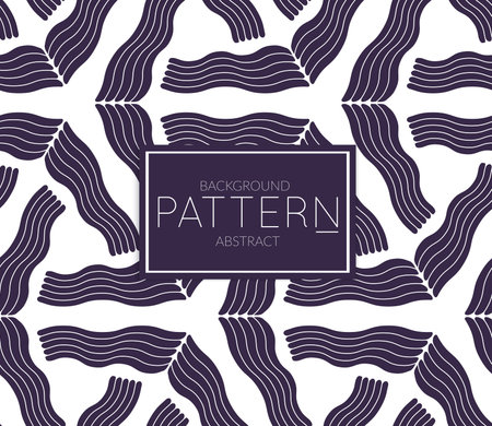 Abstract geometric vector pattern. Monochrome creative stylish texture. Abstract minimal backdrop...