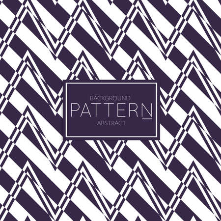 Abstract geometric vector pattern. Monochrome creative stylish texture. Abstract minimal backdrop for wallpaper, web design, textile, decor, cover template. Dark blue on white.のイラスト素材