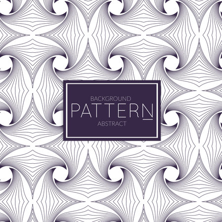 Abstract geometric vector pattern. Monochrome creative stylish texture. Abstract minimal backdrop...