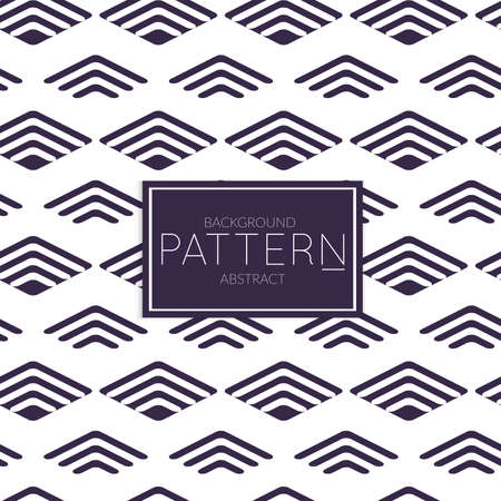 Abstract geometric vector pattern. Monochrome creative stylish texture. Abstract minimal backdrop for wallpaper, web design, textile, decor, cover template. Dark blue on white.のイラスト素材