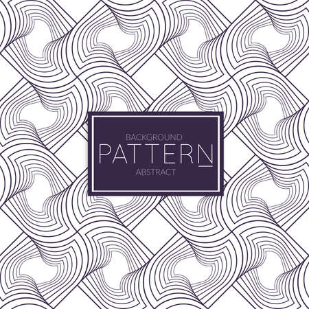 Abstract geometric vector pattern. Monochrome creative stylish texture. Abstract minimal backdrop for wallpaper, web design, textile, dÃ©cor, cover template. Dark blue on white.のイラスト素材