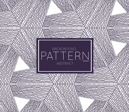 Abstract geometric vector pattern. Monochrome creative stylish texture. Abstract minimal backdrop...