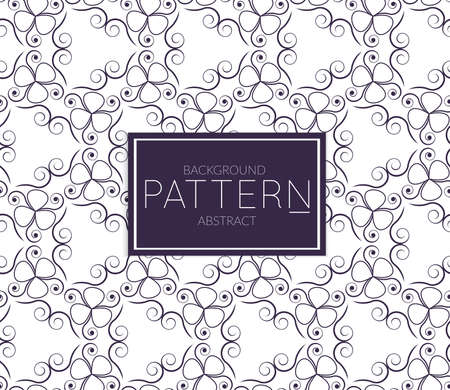 Abstract geometric vector pattern. Monochrome creative stylish texture. Abstract minimal backdrop for wallpaper, web design, textile, decor, cover template. Dark blue on white.のイラスト素材