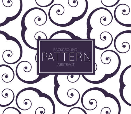 Abstract geometric vector pattern. Monochrome creative stylish texture. Abstract minimal backdrop for wallpaper, web design, textile, dÃ©cor, cover template. Dark blue on white.のイラスト素材