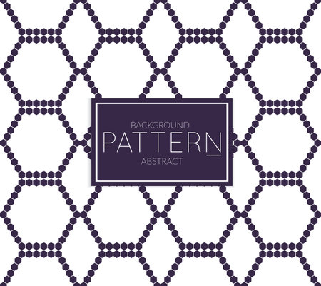 Abstract geometric vector pattern. Monochrome creative stylish texture. Abstract minimal backdrop...
