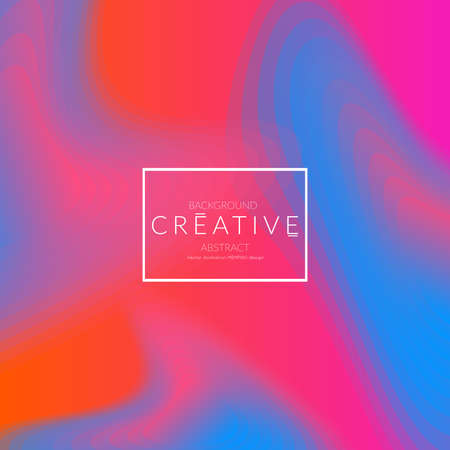 Minimal cover banner template. Geometric halftone colorful gradient texture. Futuristic abstract modern pattern with fluid colors creating digital art. Fluid gradient shape with transparent blend.のイラスト素材