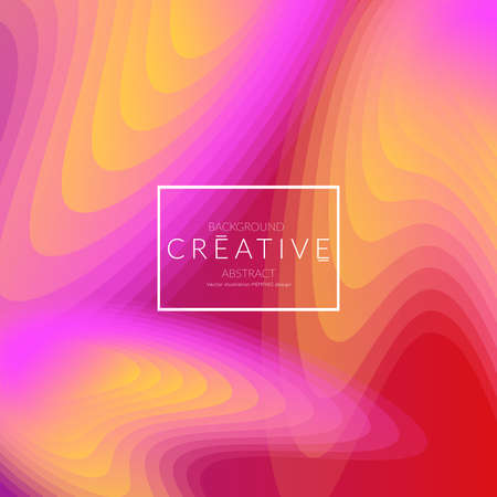 Minimal cover banner template. Geometric halftone colorful gradient texture. Futuristic abstract modern pattern with fluid colors creating digital art. Fluid gradient shape with transparent blend.のイラスト素材