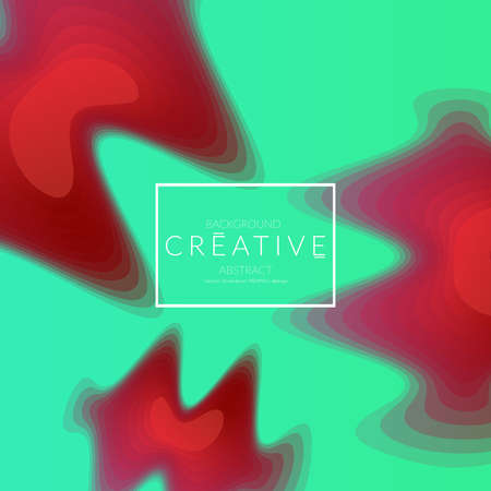 Minimal cover banner template. Geometric halftone colorful gradient texture. Futuristic abstract modern pattern with fluid colors creating digital art. Fluid gradient shape with transparent blend.のイラスト素材
