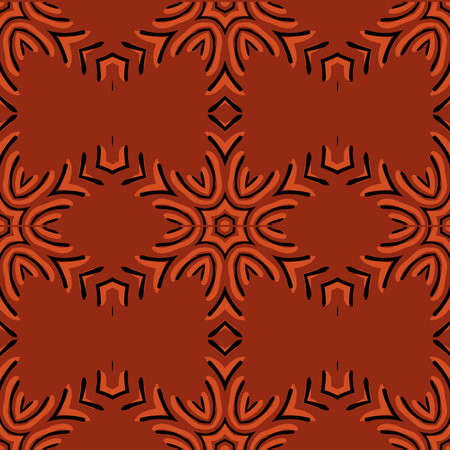 Seamless striped vector pattern. Colored decorative repainting background with tribal and ethnic...