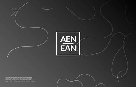 Abstract web templates with wavy gradient shapes and curvy lines. Social media web banner or landing page. Wavy geometric background.のイラスト素材