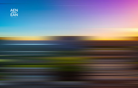 Abstract science wallpaper with speed light moving fast bright blurred lines. Cover design for internet communication data computing marketing technology. Futuristic art with fluid bright gradients.のイラスト素材