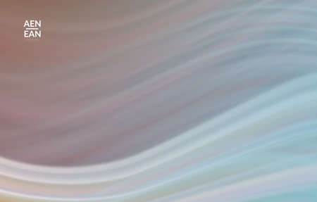 Abstract bright wavy wallpaper. Colorful fluid waves of blurred motion light effect. Futuristic technology computer data communication concept. Neon ray shimmering texture.のイラスト素材