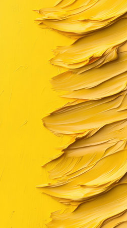 Minimalist yellow background.