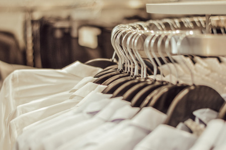Clothes in the storeの写真素材