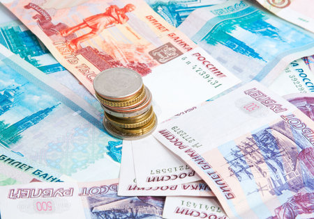 Currencies: russian ruble bonds and dollar coins