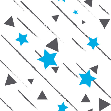 Seamless pattern. abstract geometric backgrounds. Modern stylish textures.のイラスト素材