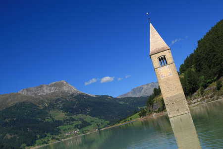 Curon Bell Towerの写真素材