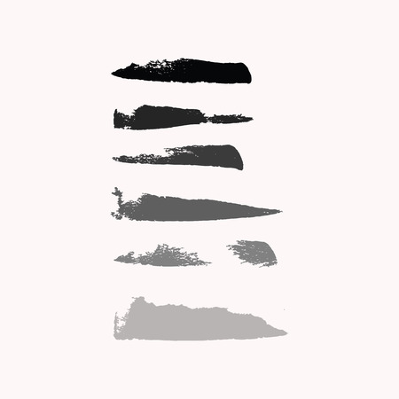 stripes painted with a brush paints manually.のイラスト素材