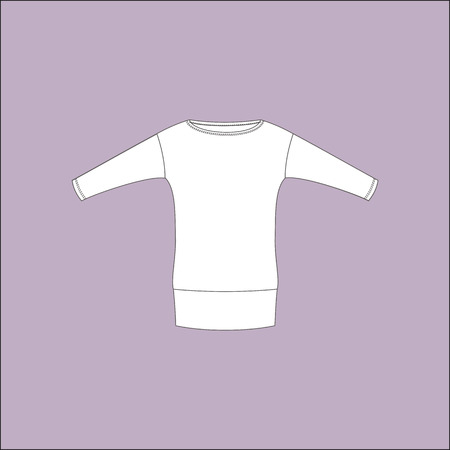 jumper. blouse. women's clothing. casual wear.のイラスト素材
