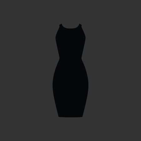 dress women drawn vector. casual wear.のイラスト素材