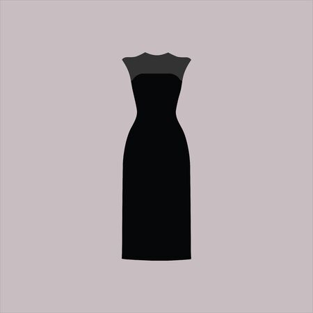 dress women drawn vector. casual wear.のイラスト素材