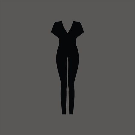 set of women's clothes drawn in the vector. pants. top. blouse.のイラスト素材