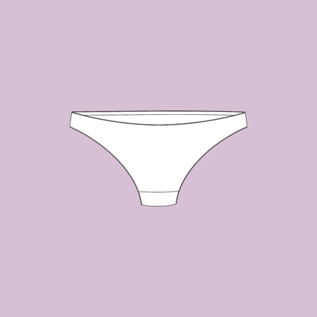 Panties for women. women's underwear. panties for girlsのイラスト素材