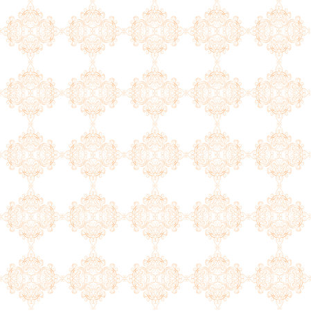 Vintage decorative element. Ethnic round ornament. Beautiful floral ornament.