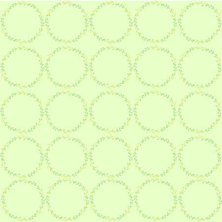 print with leaves. plant. flowers. sprigs.のイラスト素材