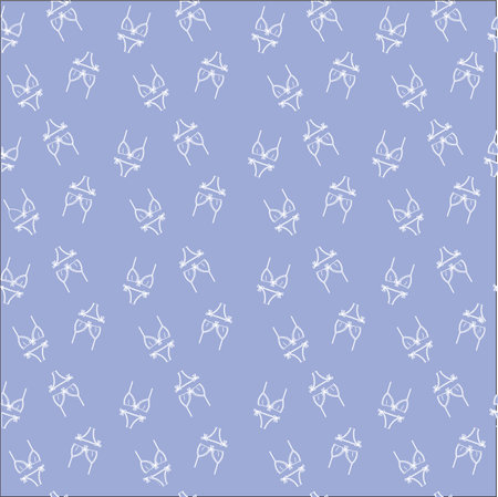 print with women's underwear. bra panties. linen drawn vector. Lingerieのイラスト素材